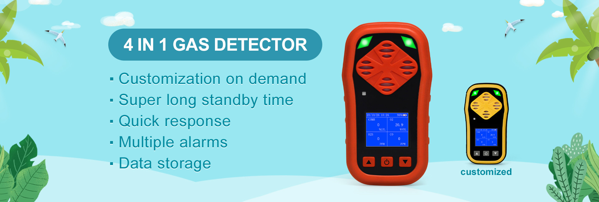 quality Portable Multi Gas Detectors factory