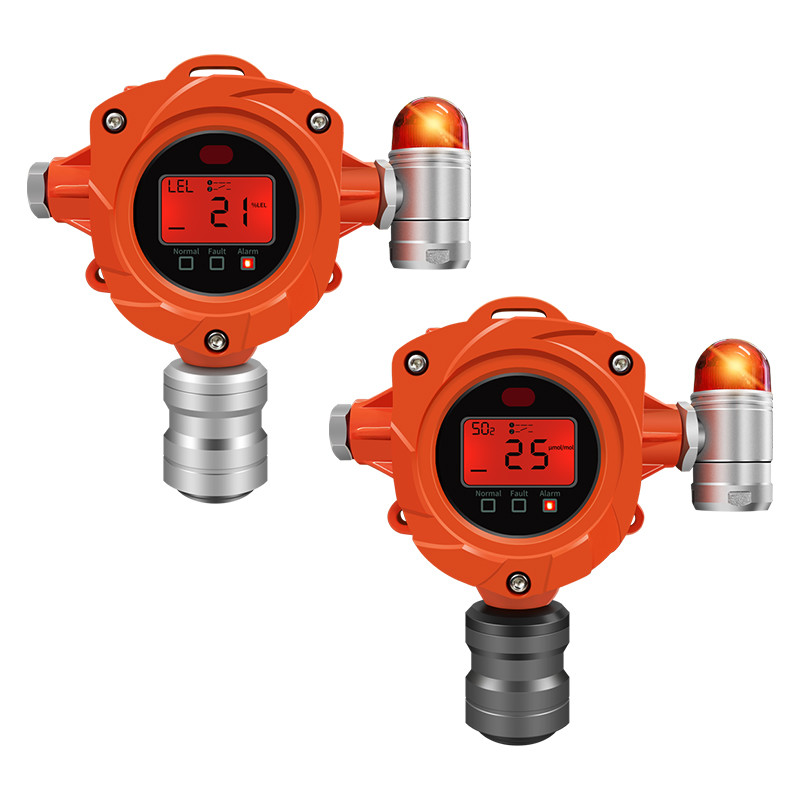 High Accuracy Fixed Gas Detector Wall Mounted Ammonia Gas Monitor With ...