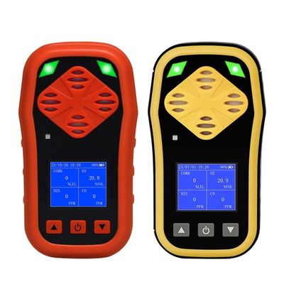 YA-CDX4 Personal Four Gas Monitor H2s CO O2 CH4 4 In 1 Gas Monitor Portable ATEX Certificated