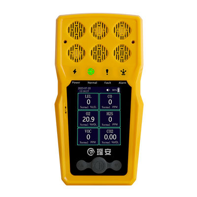 6 In 1 Portable Multi Gas Monitor , Combustible Gas Analyzer For Gas Leakage Detection