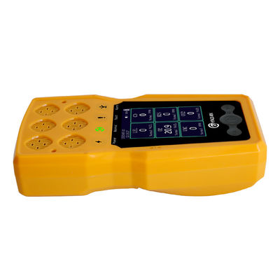 Portable 6 In 1 Multi Gas Detectors With Pump H2s Co O2 Ch4 Pump Sampling Gas Detector