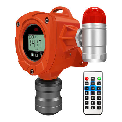 Online Fixed Gas Detector Wall Mounted Ammonia Single Gas Detector 0-100 PPM For Farm