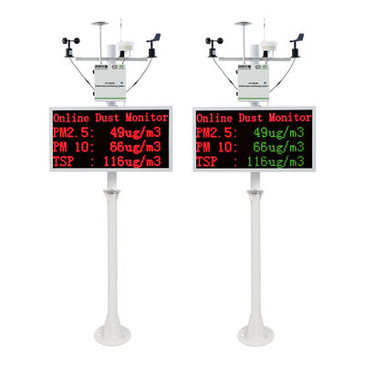 Air Quality Dust Particle Monitor PM0.3-PM10 Data Transfer Storage Pollution Monitoring System