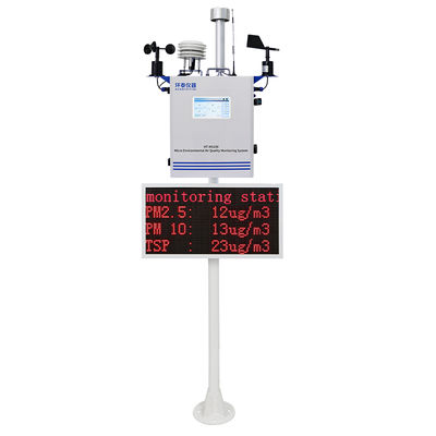 HT-MS100 Online AQMS Air Quality Monitoring System Environmental Parameters Measurement Pm2.5 PM10 Monitoring System